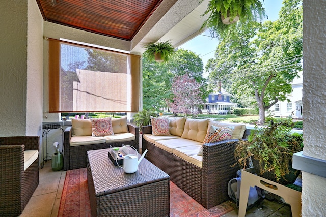 150 Westwood Rd, New Haven, CT 06515 - view of patio / terrace featuring outdoor lounge area