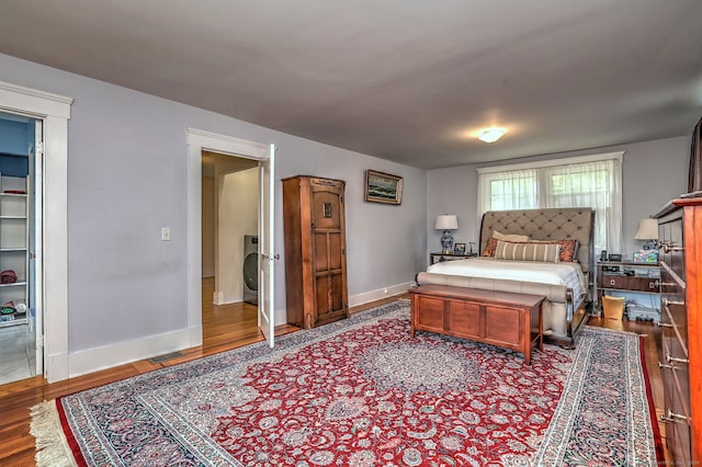 150 Westwood Rd, New Haven, CT 06515 - bedroom with wood finished floors and baseboards