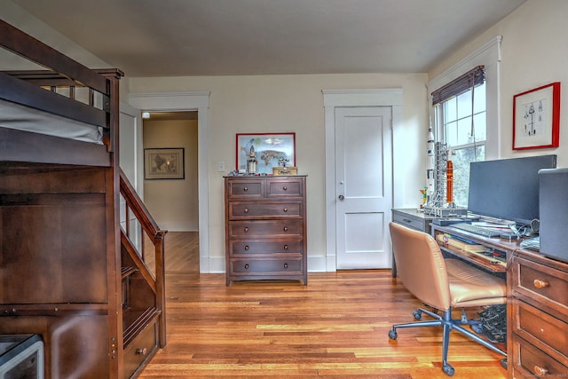 150 Westwood Rd, New Haven, CT 06515 - office with light wood-type flooring and baseboards