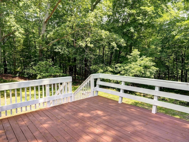 185 Hope Valley Rd, Hebron, CT 06231 - deck featuring a forest view