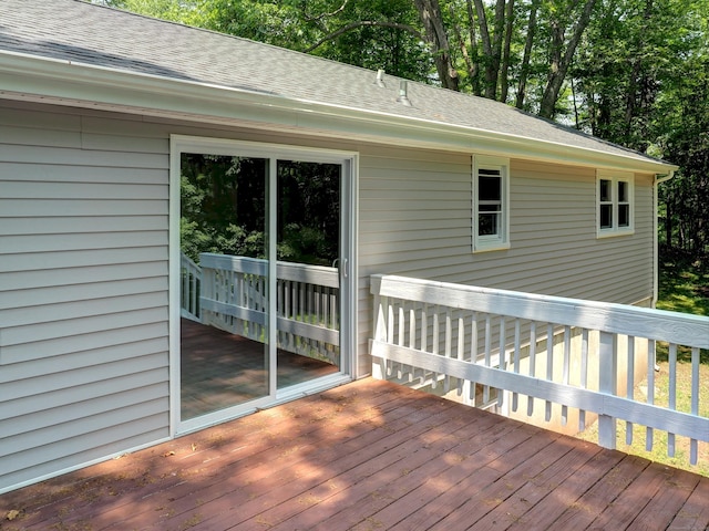185 Hope Valley Rd, Hebron, CT 06231 - view of wooden deck