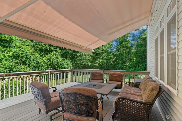 20 Lisbon Ter, Oxford, CT 06478 - deck with an outdoor living space