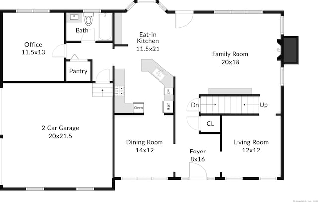 20 Lisbon Ter, Oxford, CT 06478 - view of floor plan / room layout