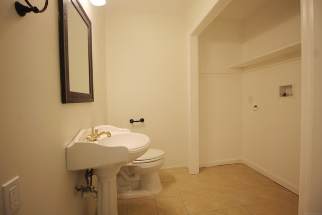1 Quaker Ridge Rd, Sherman, CT 06784 - bathroom with tile patterned flooring and toilet