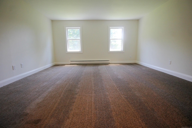 1 Quaker Ridge Rd, Sherman, CT 06784 - empty room featuring a baseboard radiator and carpet