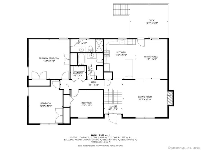 126 Conrad Dr, New Haven, CT 06515 - view of room layout