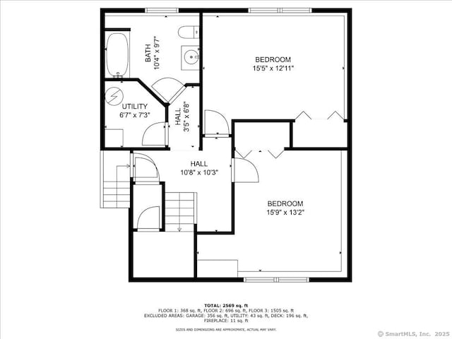 126 Conrad Dr, New Haven, CT 06515 - view of home floor plan