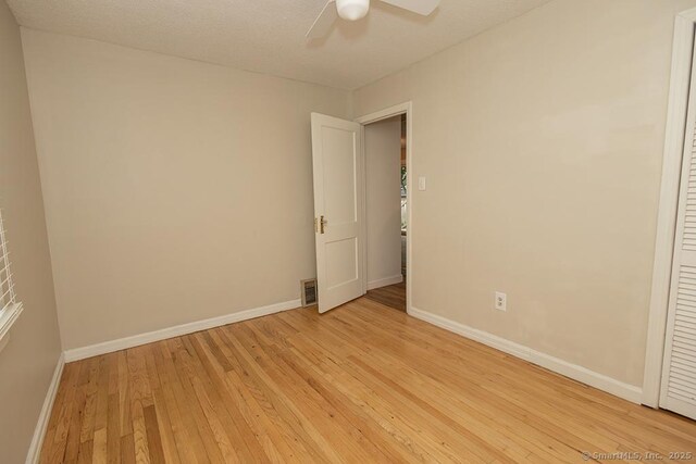 18 Hull Dr, Southington, CT 06479 - empty room featuring light wood-type flooring and a ceiling fan