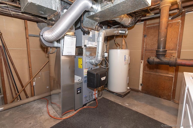 18 Hull Dr, Southington, CT 06479 - utility room with water heater