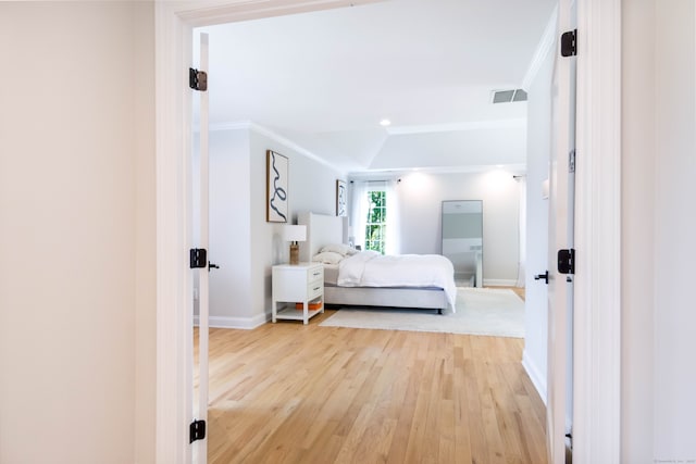 81 Salem Rd, Trumbull, CT 06611 - bedroom with light wood-type flooring and ornamental molding