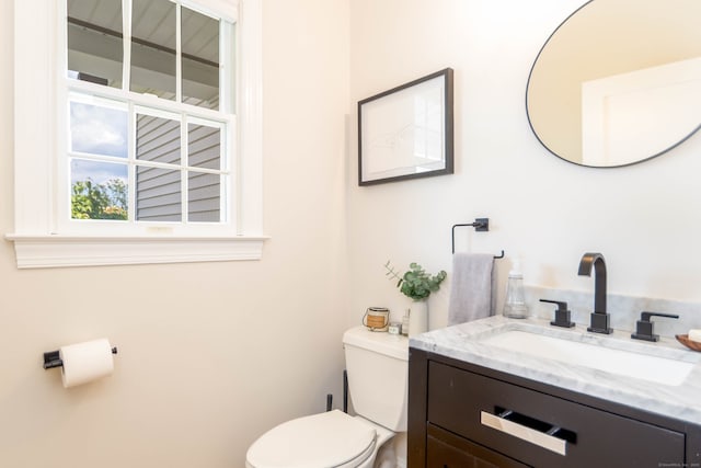81 Salem Rd, Trumbull, CT 06611 - half bathroom with toilet and vanity