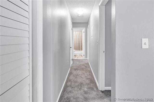 175 Mill Pond Rd Unit 203, Hamden, CT 06514 - hall featuring carpet and baseboards
