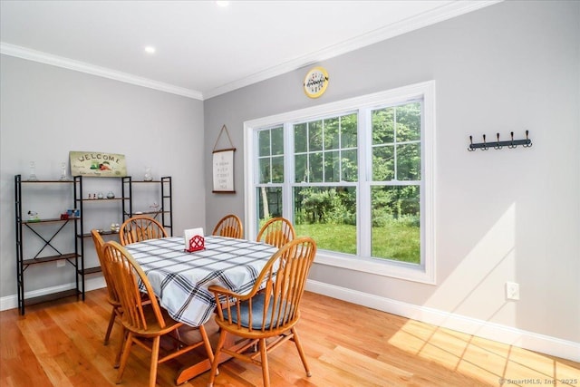 11 Tall Oaks Dr Unit 11, New Milford, CT 06776 - dining room with plenty of natural light, light wood-type flooring, crown molding, and recessed lighting