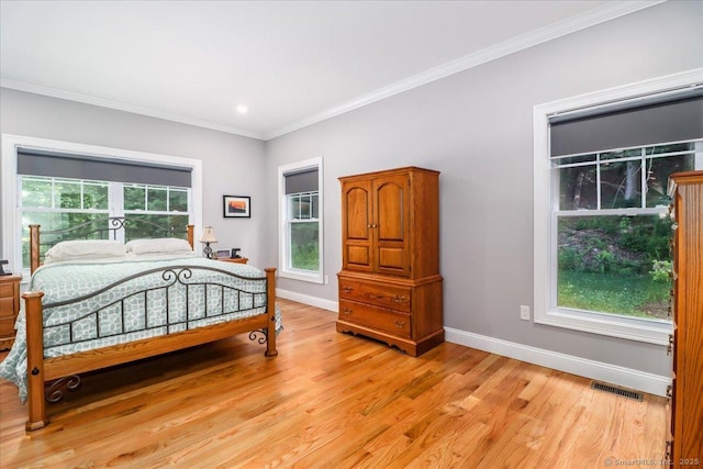 11 Tall Oaks Dr Unit 11, New Milford, CT 06776 - bedroom with ornamental molding, light wood-type flooring, and recessed lighting