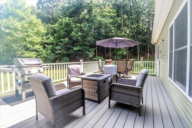 11 Tall Oaks Dr Unit 11, New Milford, CT 06776 - deck featuring grilling area