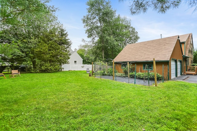 11 Park Ln, Trumbull, CT 06611 - view of yard featuring a garage and driveway