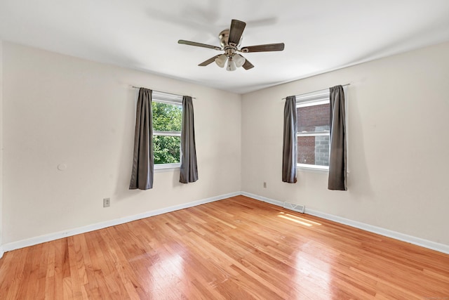 70 Sage Ave, Bridgeport, CT 06610 - spare room featuring wood finished floors and ceiling fan
