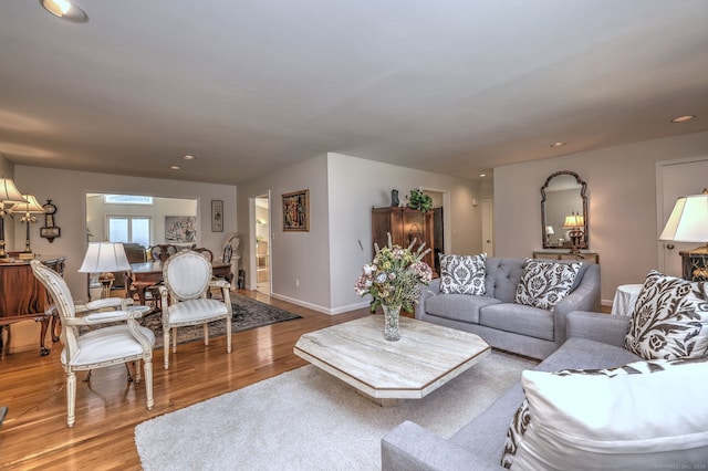 23 Fox Rd, Trumbull, CT 06611 - living area with wood finished floors and recessed lighting