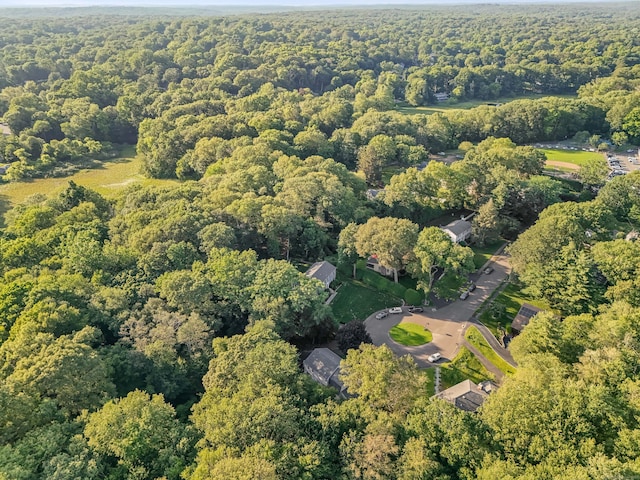 9 Allen Ct, Norwalk, CT 06851 - aerial view of property's location with a forest