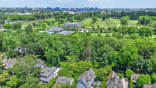 14 Highview Ave, Greenwich, CT 06870 - aerial overview of property's location featuring a tree filled landscape and a golf club