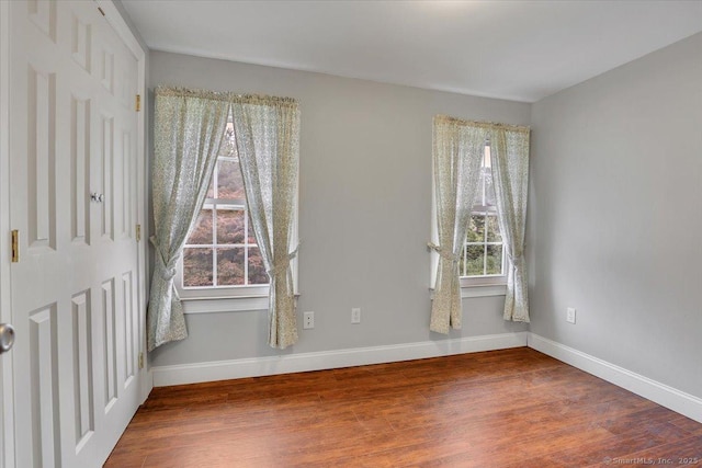 185 Chimney Hill Rd, Wallingford, CT 06492 - spare room featuring wood finished floors and baseboards