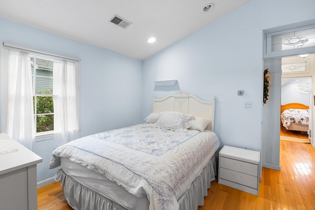 11 Bayside Dr, Wales, MA 01081 - bedroom with light wood-style floors and recessed lighting