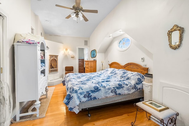 11 Bayside Dr, Wales, MA 01081 - bedroom with wood finished floors and ceiling fan