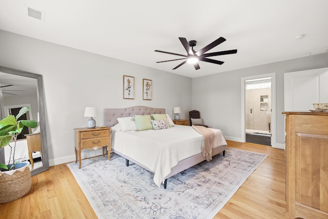 261 W St, Hebron, CT 06248 - bedroom featuring wood finished floors and ceiling fan