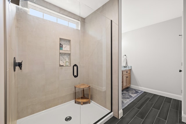 261 W St, Hebron, CT 06248 - full bath with a shower stall and vanity