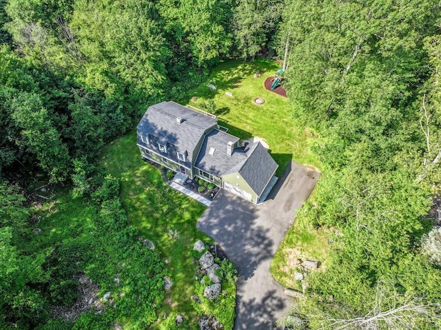 52 Dick Finn Rd, New Fairfield, CT 06812 - view from above of property