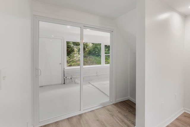 37 Quarry Rd, Beacon Falls, CT 06403 - doorway with light wood-style flooring