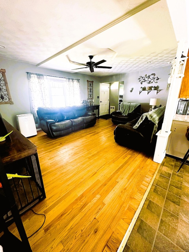 78 French St, Bristol, CT 06010 - living room with ceiling fan