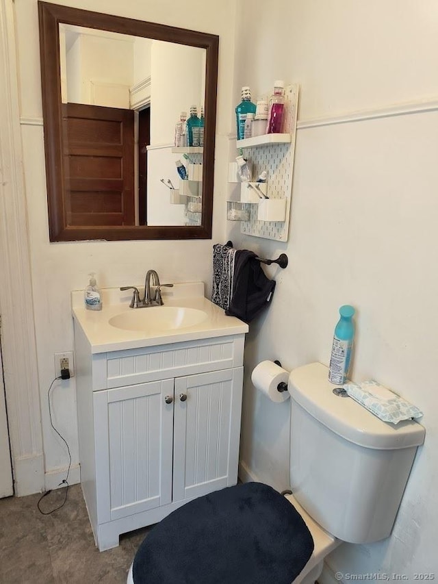 463 Washington Ave, West Haven, CT 06516 - bathroom featuring vanity and toilet