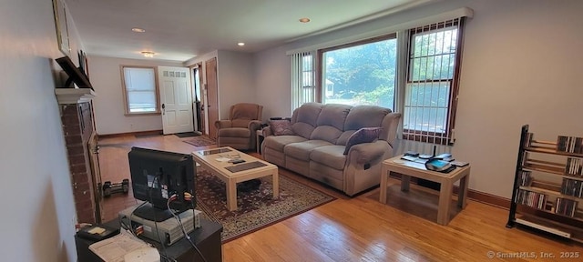 4 Clyne Ave, Waterbury, CT 06705 - living room with wood finished floors and baseboards