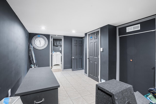 350 S Cherry St, Wallingford, CT 06492 - office space featuring light tile patterned floors and recessed lighting
