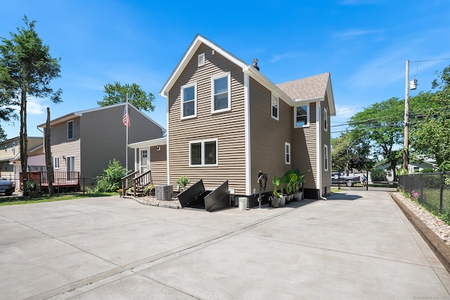 350 S Cherry St, Wallingford, CT 06492 - rear view of house featuring driveway