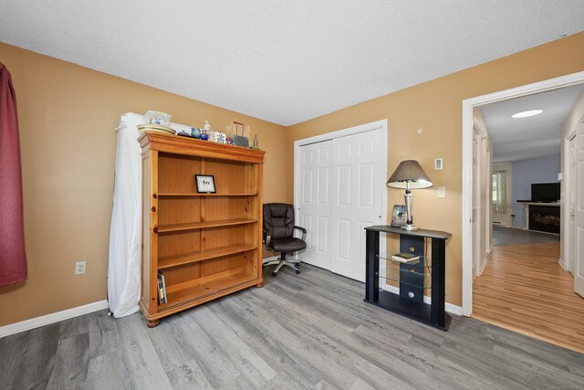 187 Lovers Ln Unit 4, Torrington, CT 06790 - office area with wood finished floors and baseboards