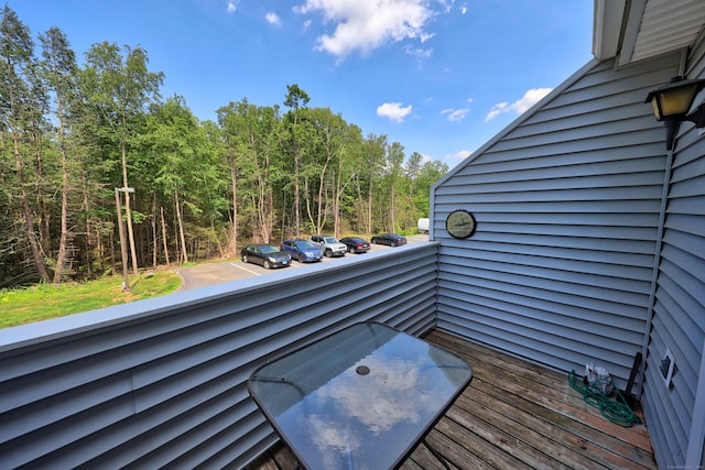 187 Lovers Ln Unit 4, Torrington, CT 06790 - wooden deck with a view of trees