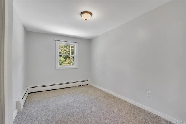 57 Lakeview Hts, Lebanon, CT 06249 - unfurnished room featuring carpet and a baseboard radiator