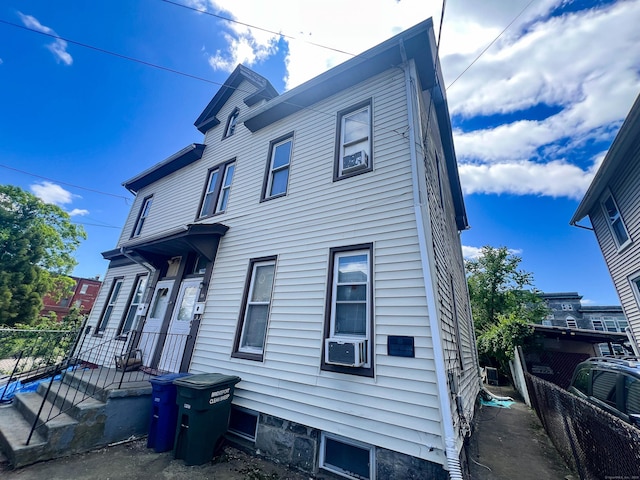 57 Milne St, Bridgeport, CT 06605 - view of front facade featuring cooling unit