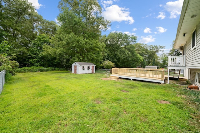 41 Laurel Leaf Dr, Ledyard, CT 06335 - fenced backyard with a deck and a shed