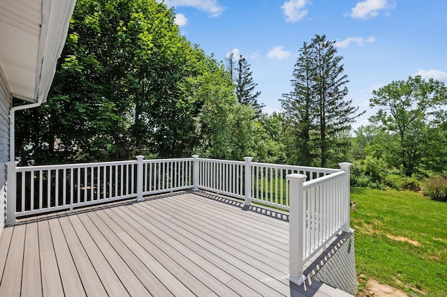 75 Atwood Hts, Thomaston, CT 06787 - deck featuring a lawn