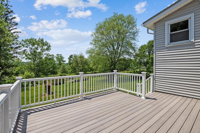75 Atwood Hts, Thomaston, CT 06787 - deck featuring a lawn