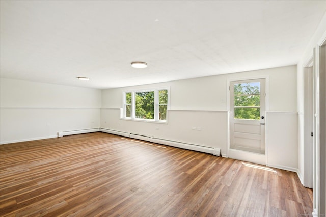 75 Atwood Hts, Thomaston, CT 06787 - spare room featuring wood finished floors and baseboard heating