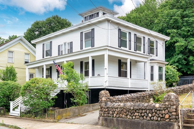 105 High St, Sprague, CT 06330 - traditional style home featuring covered porch
