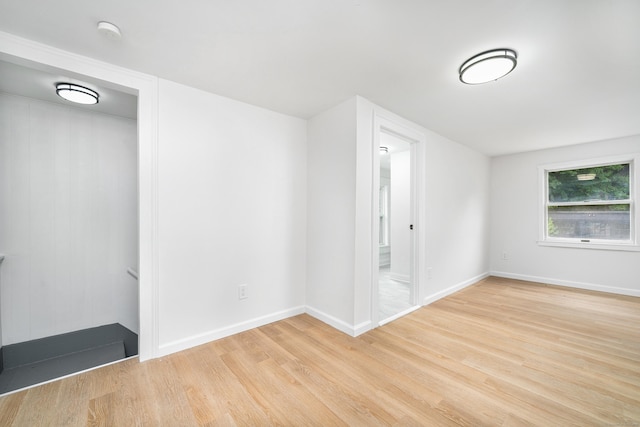 105 High St, Sprague, CT 06330 - unfurnished room with light wood finished floors and a smoke detector