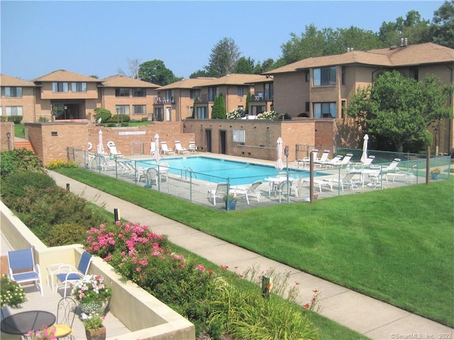 350 Grovers Ave Unit 11A, Bridgeport, CT 06605 - community pool featuring a residential view