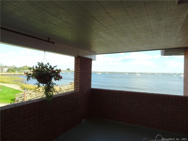 350 Grovers Ave Unit 11A, Bridgeport, CT 06605 - balcony featuring a water view