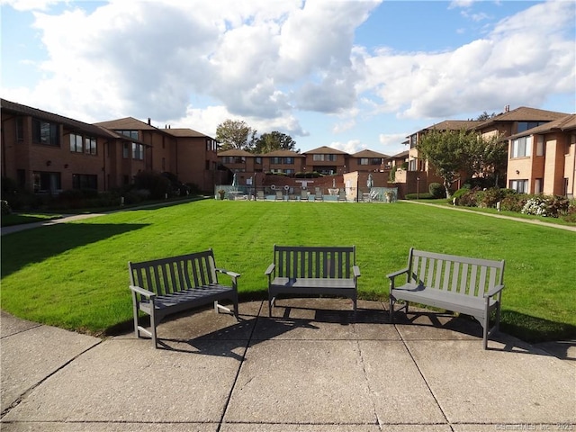 350 Grovers Ave Unit 11A, Bridgeport, CT 06605 - surrounding community with a residential view and a yard