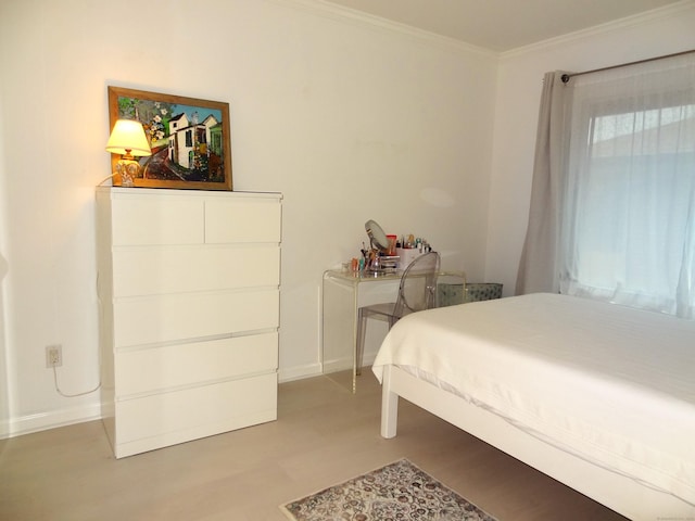 350 Grovers Ave Unit 11A, Bridgeport, CT 06605 - bedroom with crown molding and baseboards